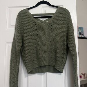 Aeropostale Green Knit Sweater